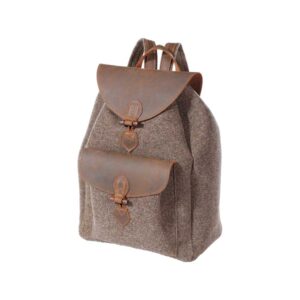 Lautloser Wanderrucksack aus Wollfilz