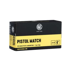 RWS .22 PISTOL MATCH 2,6g / 40gr